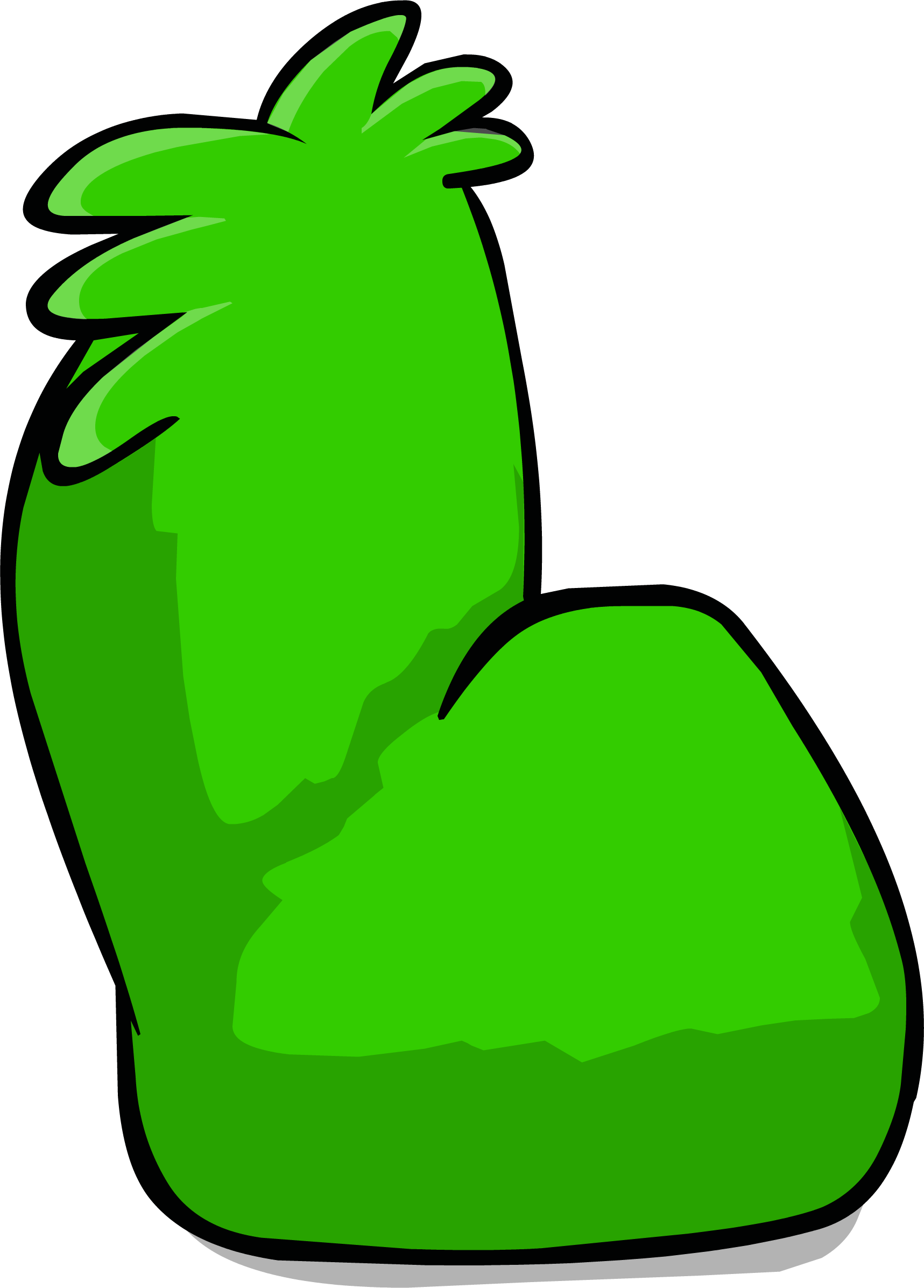 Fuzzy Green Couch Sprite 005 - Couch (1717x2392), Png Download