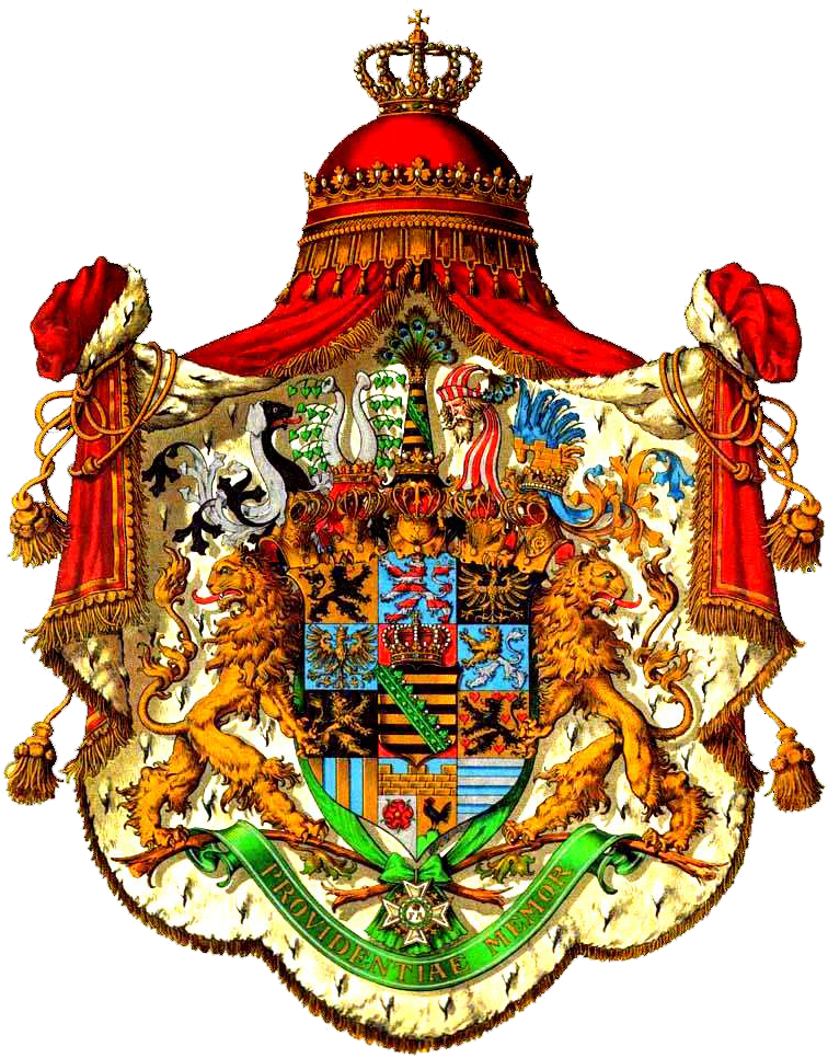 Coat Of Arms Of Wettin House Albert Line - House Of Wettin (777x984), Png Download
