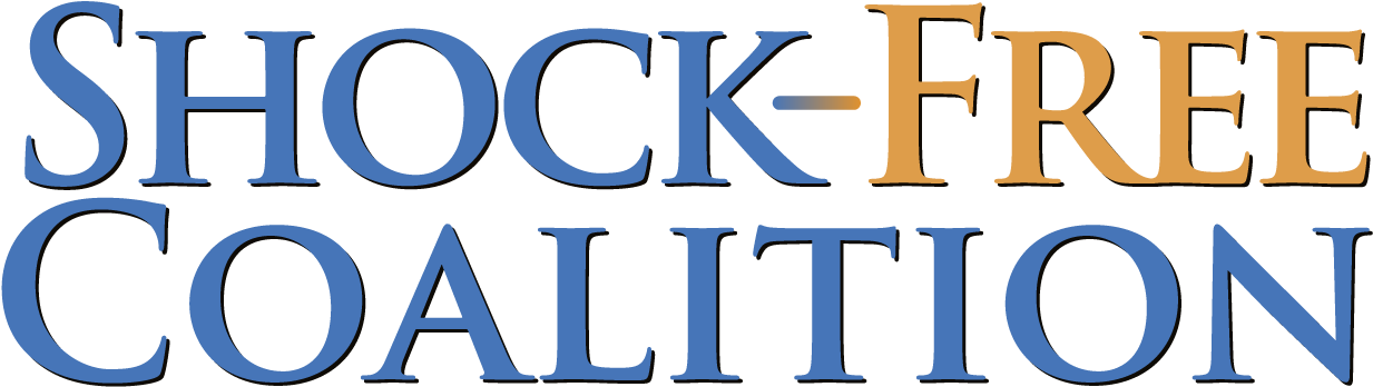 The Shock-free Coalition - Shock Mansion Logo (1321x444), Png Download