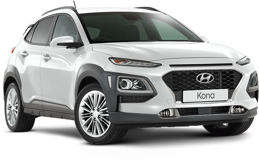 Calculate Price - Hyundai Kona 2019 White (1000x667), Png Download
