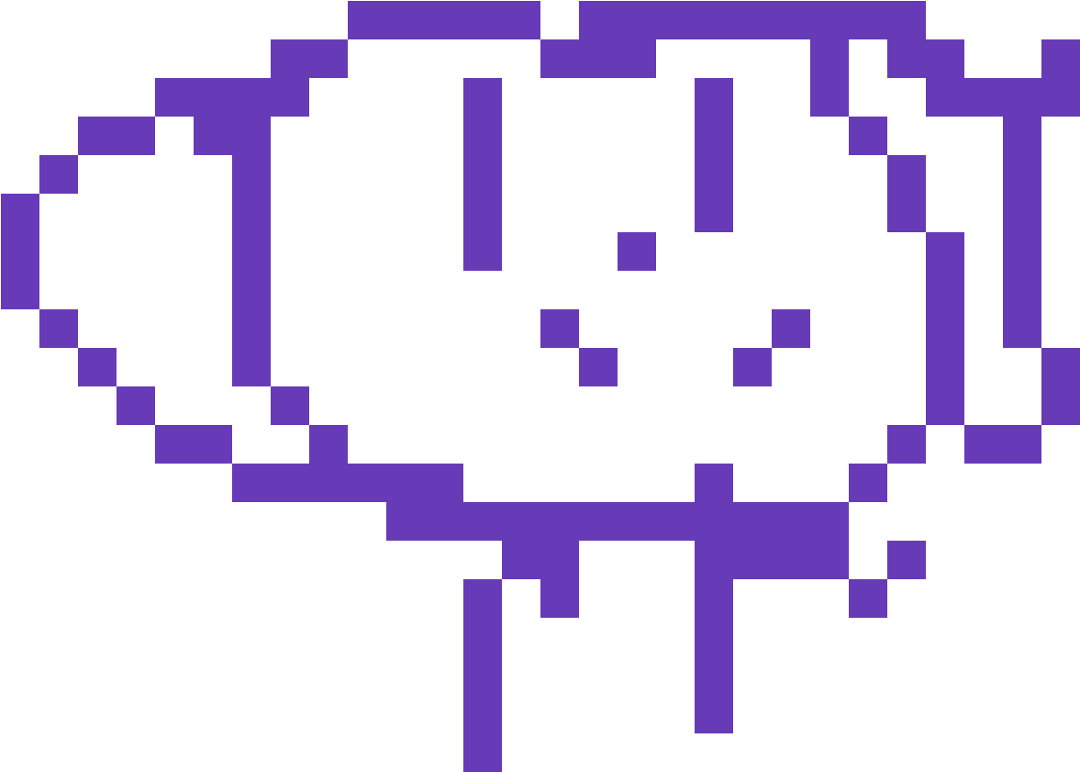 Tinky Winky Silmes - Honeycomb Cross Stitch Pattern (1376x1376), Png Download