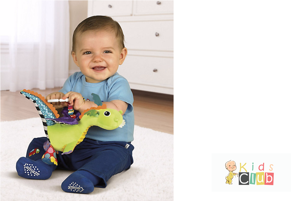 Lamaze Flip Flap Dragon - Lamaze Play And Grow Flip Flap Dragon (baby Toys) (1366x672), Png Download