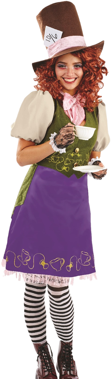Image - Alice In Wonderland Character Cat Costumes (396x1280), Png Download