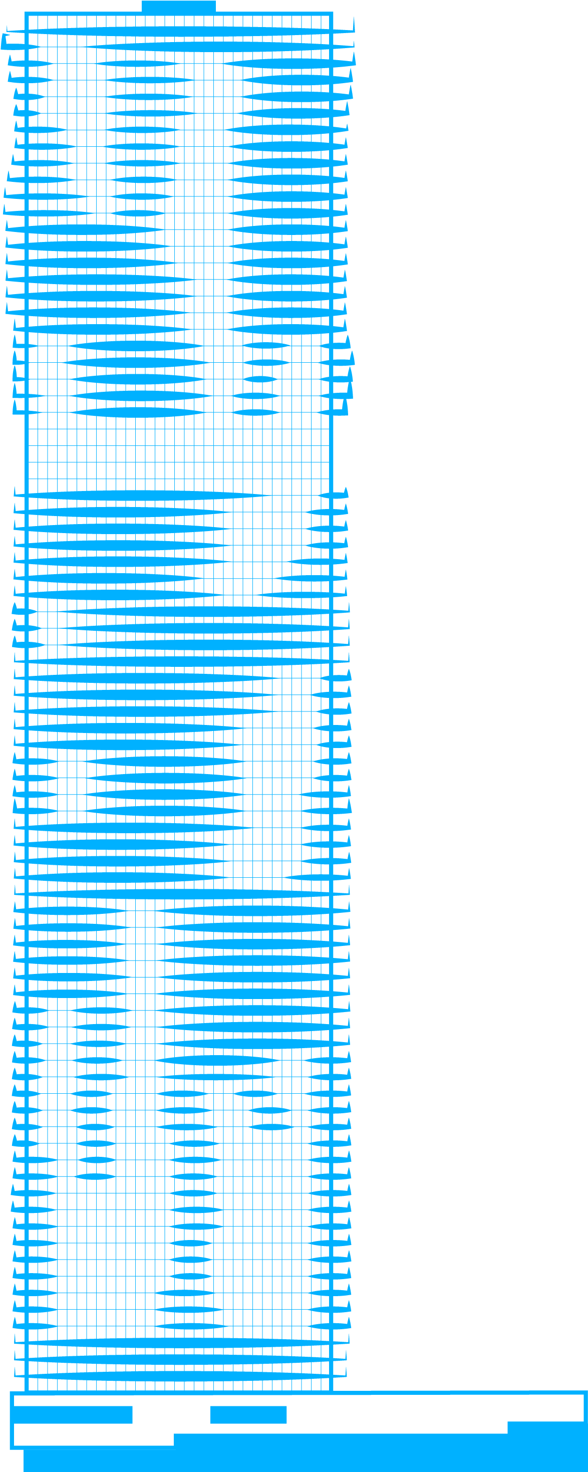 As The Birthplace Of The Skyscraper, Chicago's Love - Aqua At Lakeshore East Apartments (2817x3067), Png Download