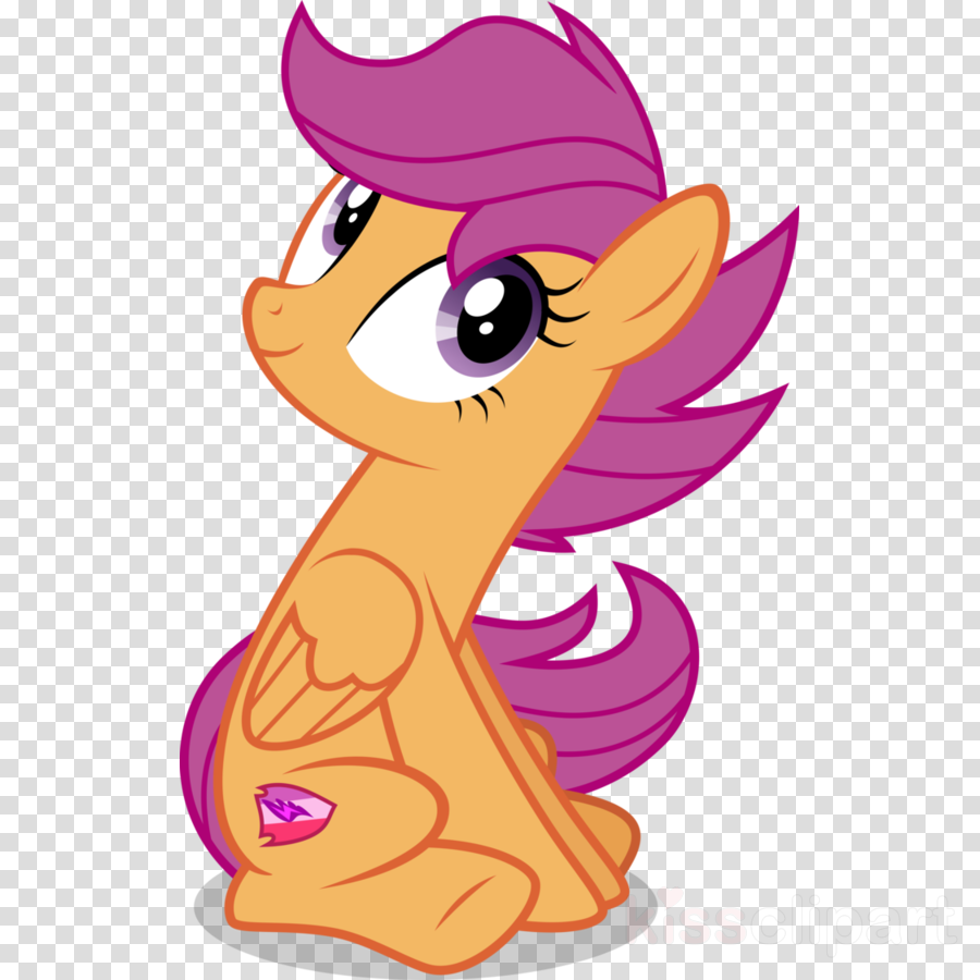 Mlp Bored Scootaloo (900x900), Png Download