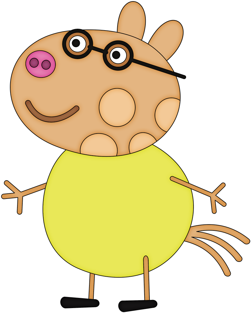 Peppa - Minus - Peppa Pig Pedro (900x1113), Png Download