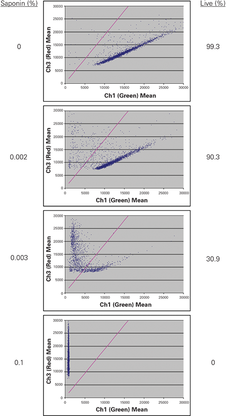 Top Images Are Live Cells In Ch1 And Ch3 (right) - Diagram (446x819), Png Download
