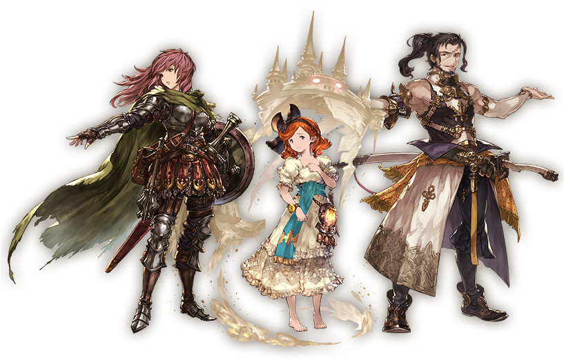 The Rains Are Welcomed By The Inhabitants Of The Desert, - Granblue Fantasy Swordsmen (816x600), Png Download