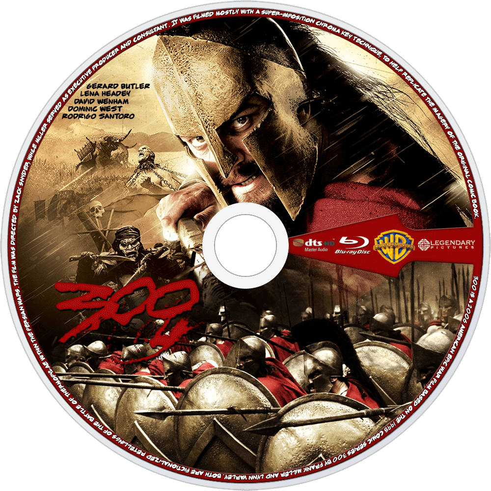 300 Bluray Disc Image - Spartans Shields Spears Movie 24x18 Print Poster (1000x1000), Png Download