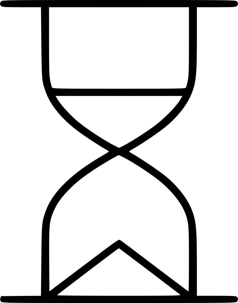 Png File Svg - Hourglass (770x980), Png Download