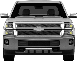 Chevrolet Silverado 1500 Crew Cab Std - Chevrolet Silverado (1004x373), Png Download