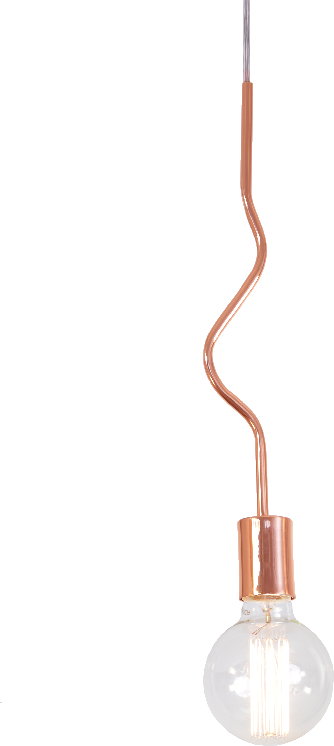 Pendente Brotas Em Metal Para 1 Lâmpada - Ceiling Fixture (3312x3312), Png Download