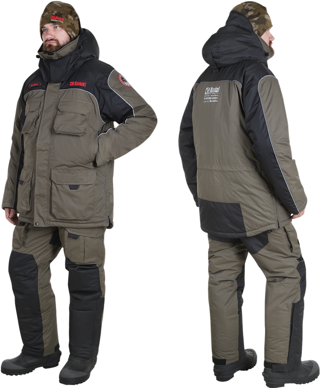 Зимний Костюм Iceman Хаки/черный L - Black (800x800), Png Download