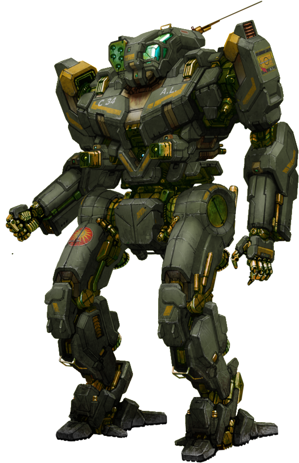 3rd Crucis Lancers Grasshopper - Enforcer Battlemech (739x1081), Png Download