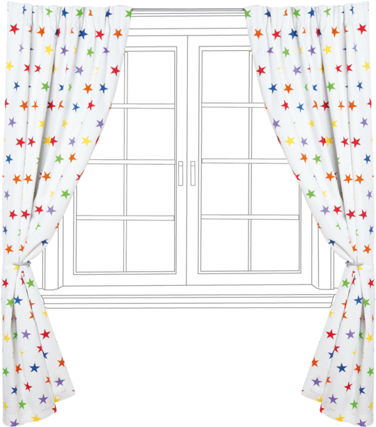 Children's Blackout Curtains - Nursery (654x654), Png Download