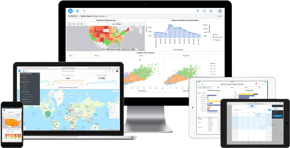 Microstrategy Multi-platform Square - Computer Monitor (970x970), Png Download