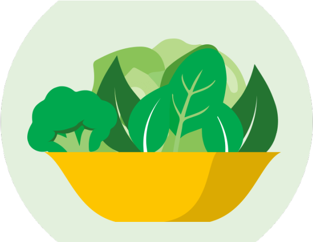 Salad Clipart Mix Vegetable - Vegetable (640x480), Png Download