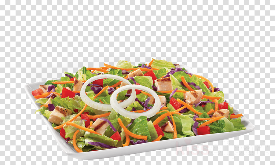 Download Grilled Chicken Garden Greens Salad Clipart - Salad (900x540), Png Download