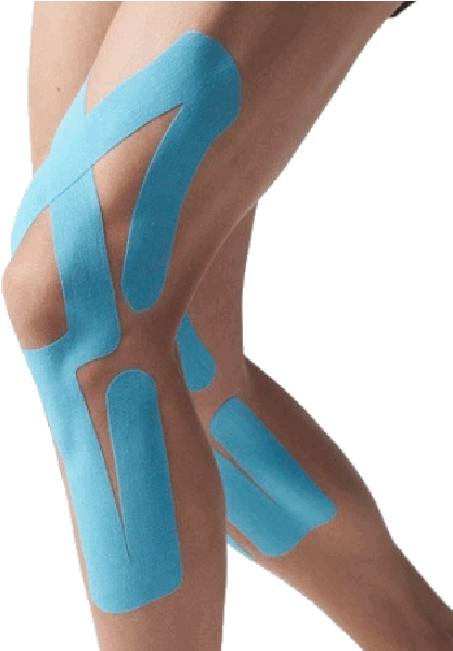Spidertech Precut Full Knee Tape - Kinesio Tape Knee (650x650), Png Download