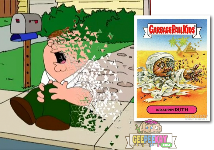 I Don't Feel So Good - 2013 Garbage Pail Kids Brand New Series 3 {bns3} **worn-out (736x535), Png Download
