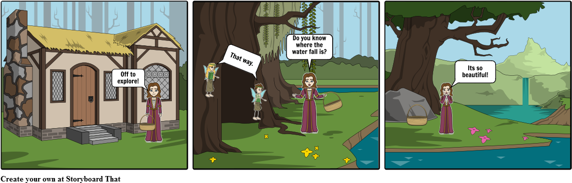 Mystical Land - Cartoon (1164x385), Png Download