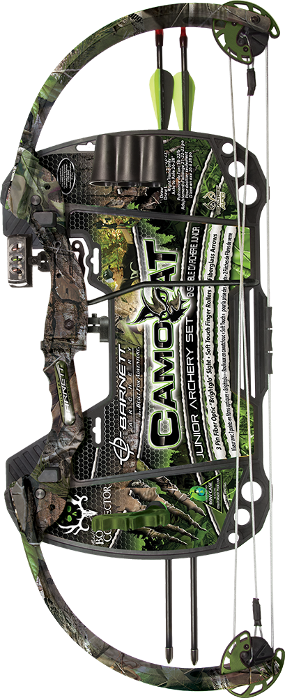 Brotherhood Camo Cat Bow - Compound Barnett (409x1000), Png Download