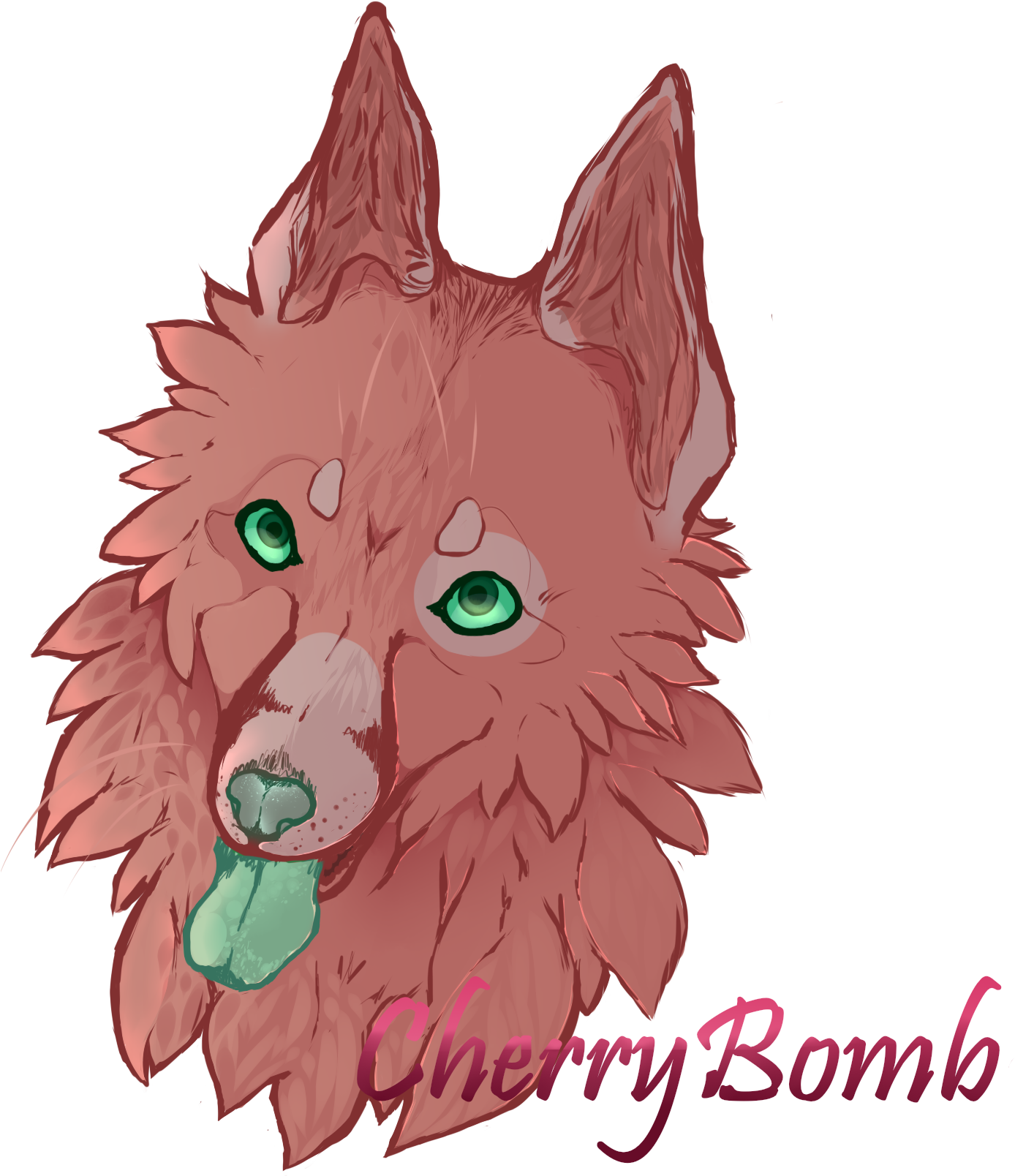 Cherrybomb Sig - Bamboo Cay (1413x1624), Png Download