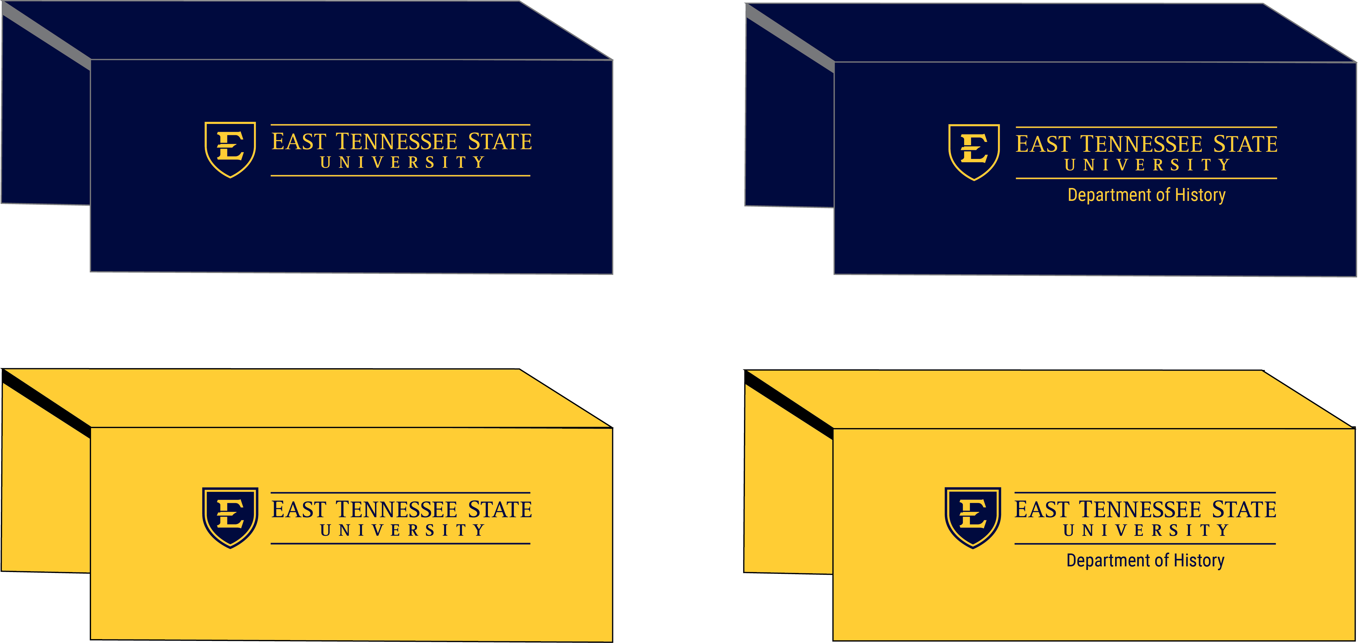 The Etsu Logo Will Be Displayed On The Tablecloth, - East Tennessee State University (4534x2148), Png Download