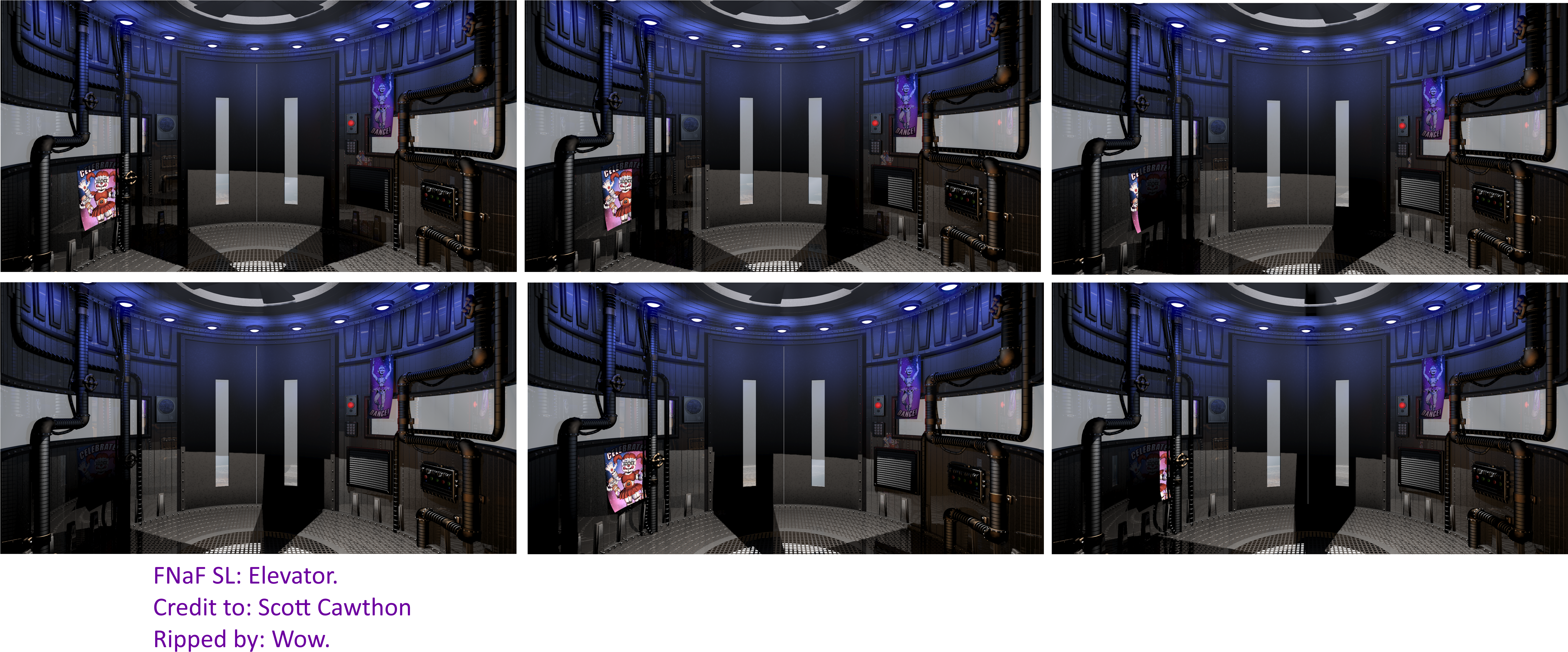 Click For Full Sized Image Elevator (5968x2608), Png Download