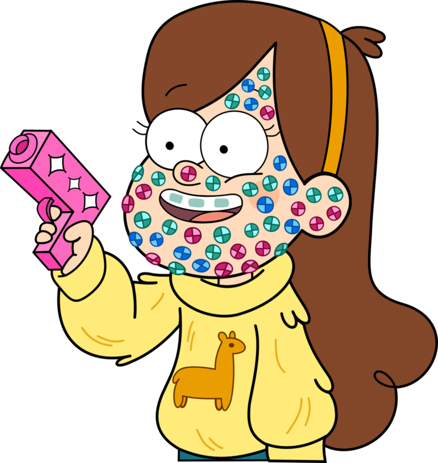 133 Images About Gravity Falls On We Heart It - Mabel Png (869x919), Png Download