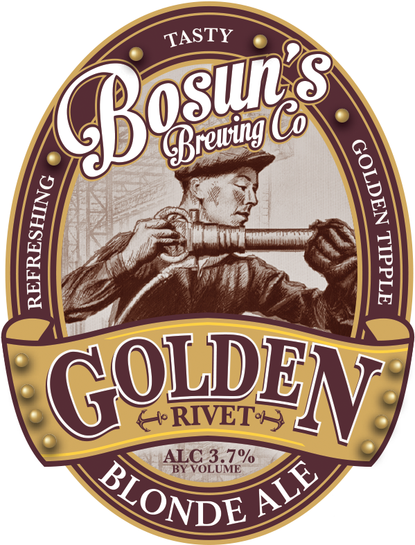 Golden Rivet - Emblem (600x800), Png Download