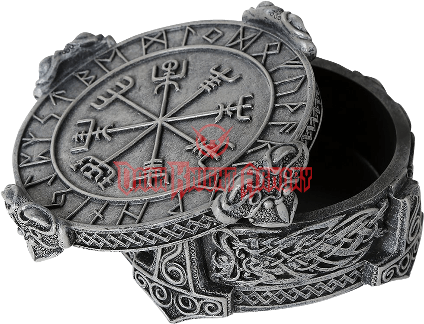 Zoom - Pacific Giftware Norse Viking Vegviser Runic Compass (850x850), Png Download