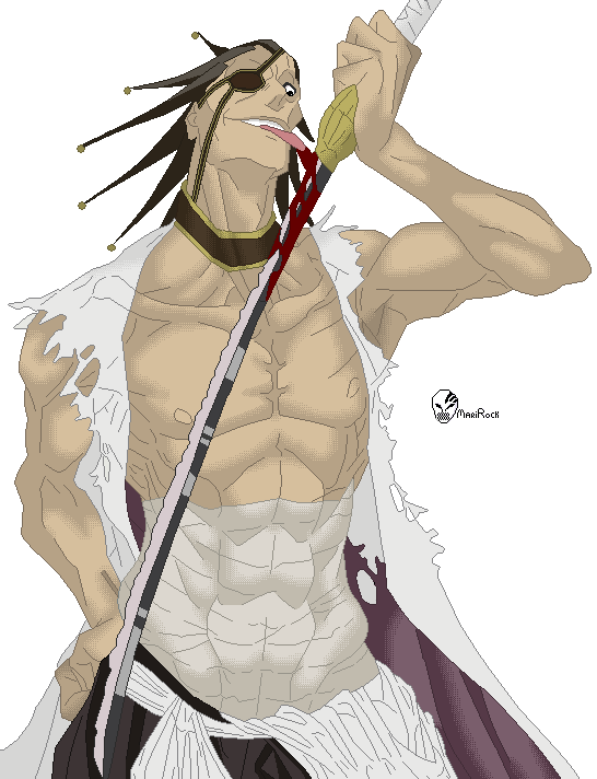 Zaraki Kenpachi - - Espada Do Zaraki (546x712), Png Download