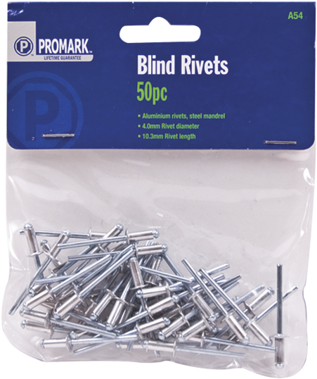 Promark Blind Rivets Alum - Rivet (763x571), Png Download