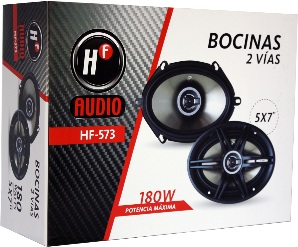 Bocinas Hf 2 Vias 5×7″ Hf-573 - Subwoofer (1024x865), Png Download