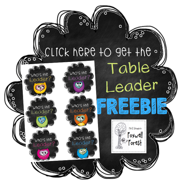 I've Been Loving All Of The Cute Chalkboard Themes - Classroom Table Leader (619x640), Png Download