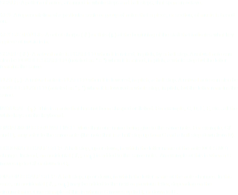 Key Words Scale- A Pattern Of Notes, Arranged In Whole - Sand (920x760), Png Download