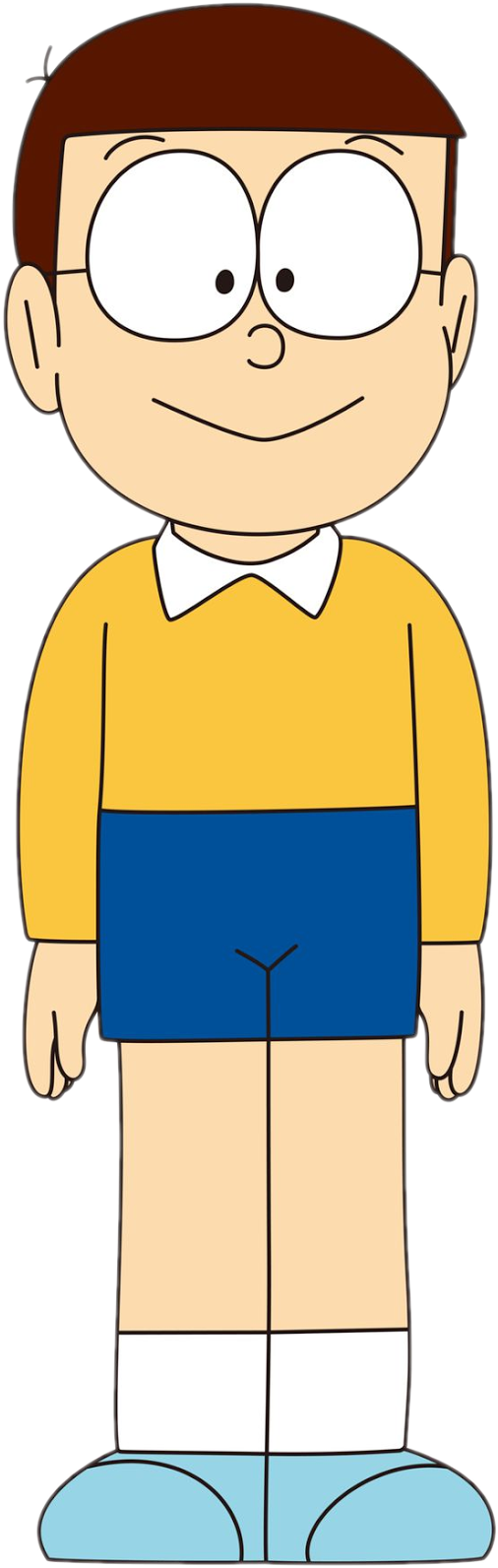 Posted By Kaylor Blakley At - Standing Nobita (530x1600), Png Download