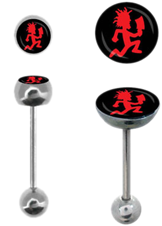 The Barbell Is Made Of 14 Gauge Surgical Steel - Hatchet Man (800x800), Png Download