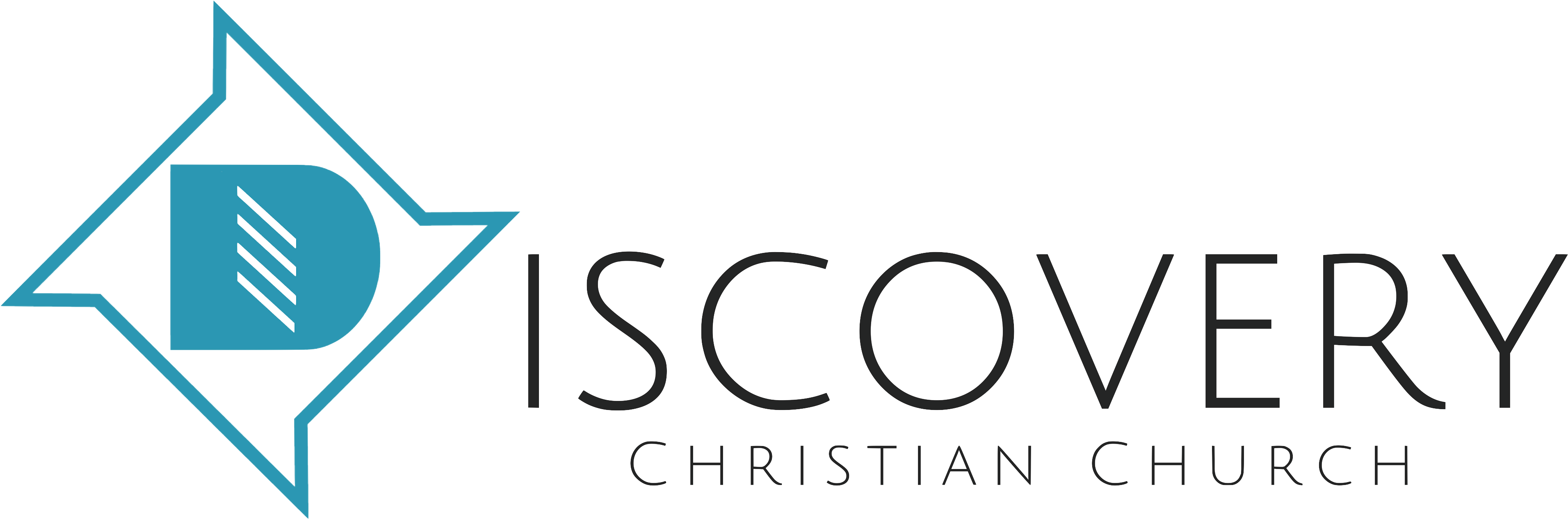 Full Blue Transparent - Discovery Christian Church (4000x1400), Png Download