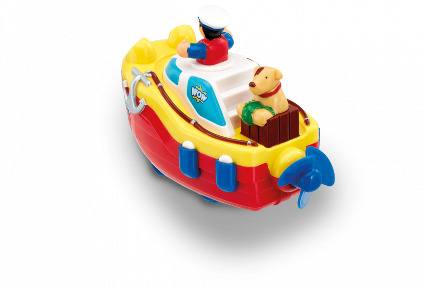 Wow Tommy Tug Boat (830x564), Png Download