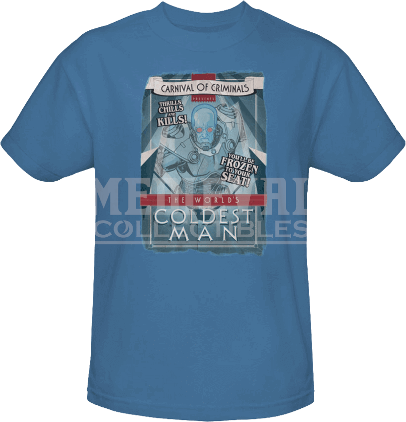 Carnival Of Criminals Mr Freeze T-shirt - Batman Circus Coldest Man - 30 X 40cm Collector Prints (850x850), Png Download