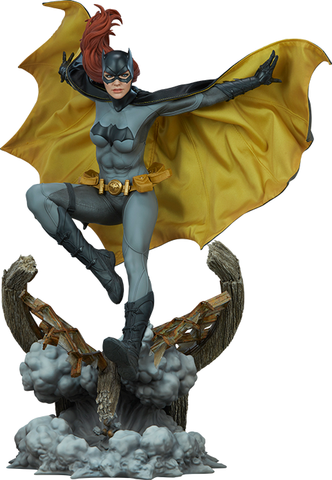 Batgirl Premium Format Statue - Batgirl (480x694), Png Download