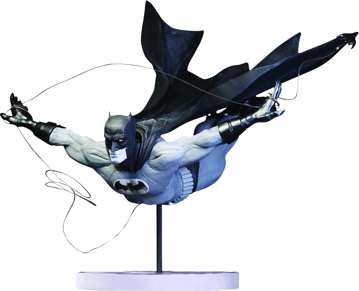 Black & White Dick Grayson Batman Statue - Batman Black And White Statue Collection (700x567), Png Download