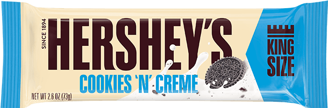Hersheys Cookies & Cream King Size 73g (700x700), Png Download