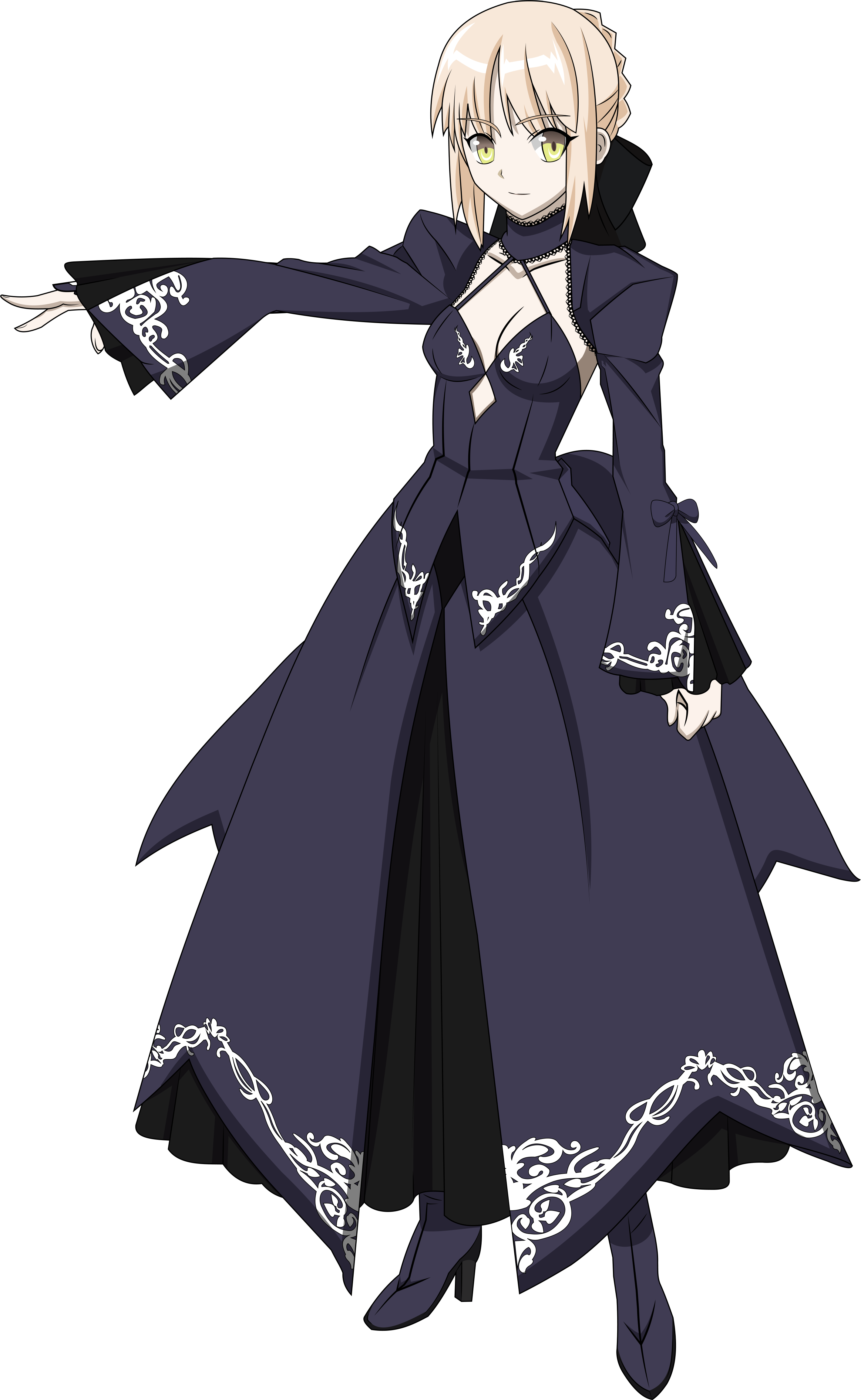 Download Png - Fate Saber Alter Dress (2839x4611), Png Download