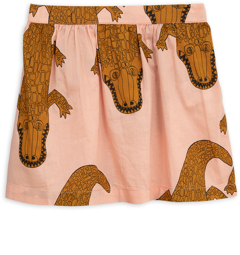 Croco Woven Skirt - Skirt (1100x1430), Png Download