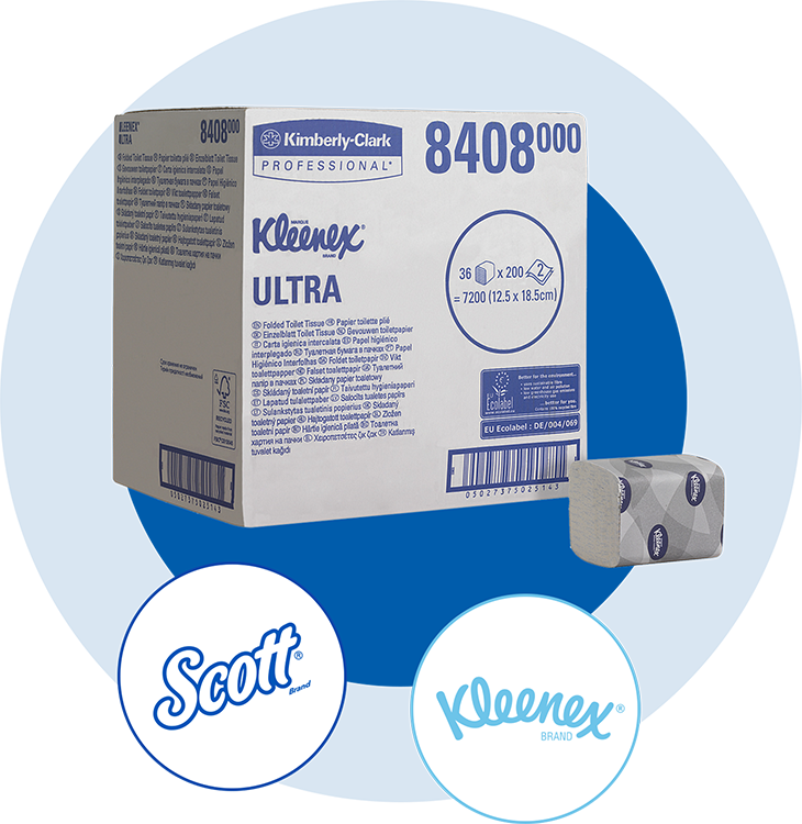 Kleenex Ultra Toilet Tissue Bulk 2-ply (730x750), Png Download
