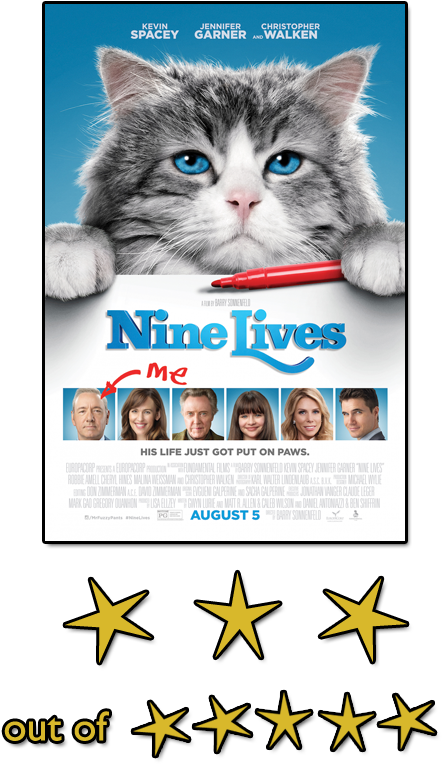 Like I Said In The Beginning Of This Blog, This Movie - Nine Lives Movie (475x837), Png Download