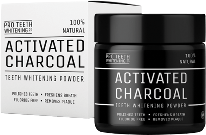 Pro Teeth Whitening Activated Charcoal Powder - Pro Teeth Whitening Co. Activated Charcoal Teeth Whitening (724x724), Png Download